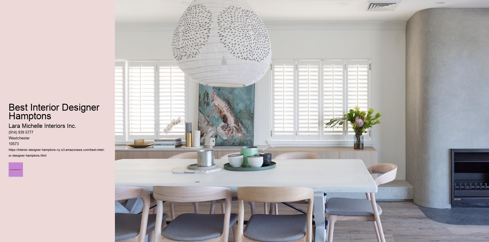 Best Interior Designer Hamptons